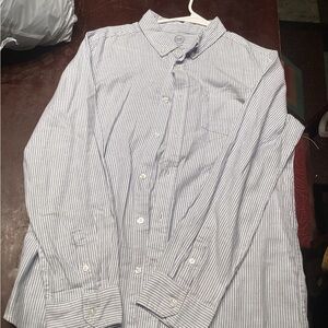 Men's Striped Button-Down Shirt